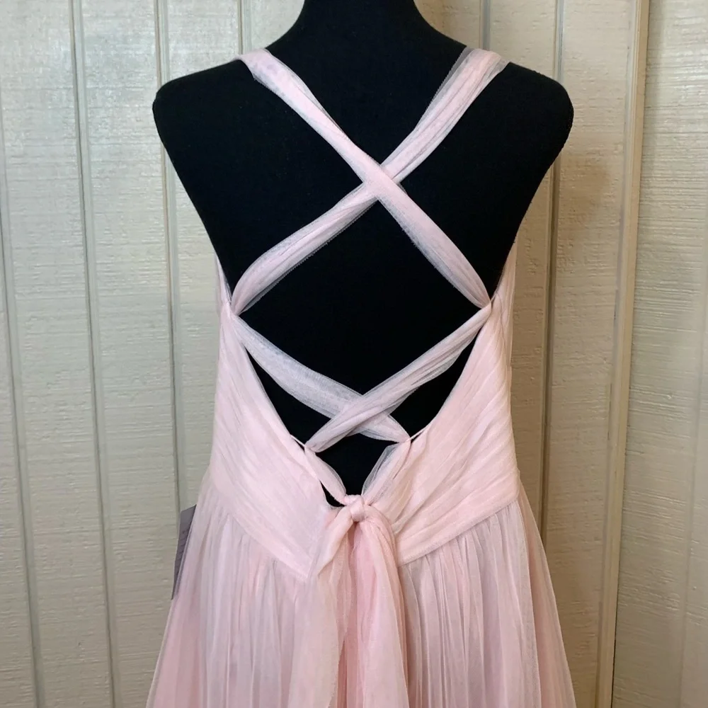 Wtoo 244 Convertible Neckline Bridesmaid Dress, size 14. New with tags.